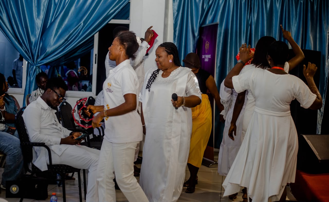 Sweet Fragrance Church members worshipping