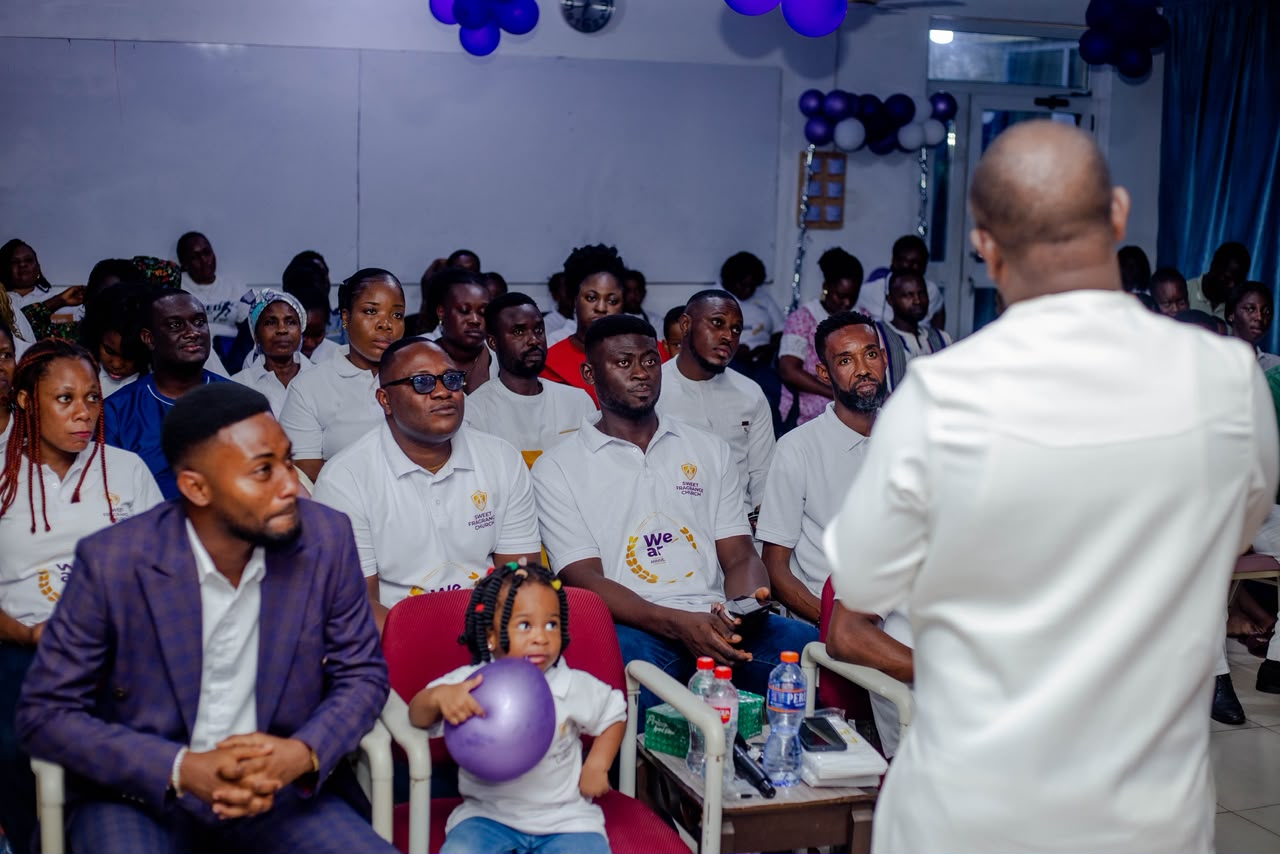 Sweet Fragrance Church congregation in fellowship
